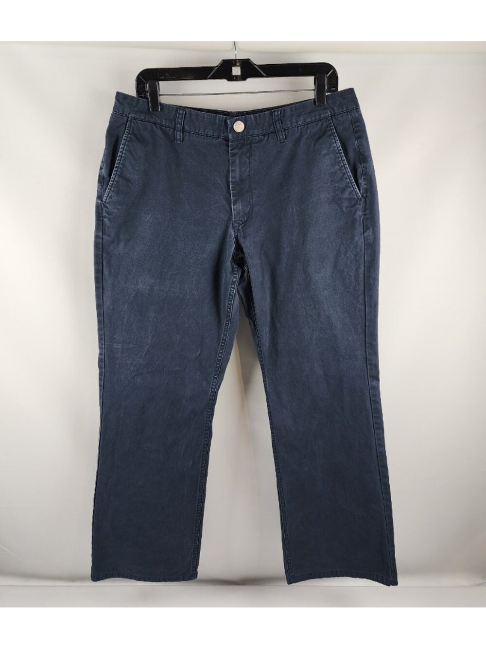 Bonobos Pants Mens 34x29 Mid Rise Boot Cut Stretch Washed Chinos Jet Blues